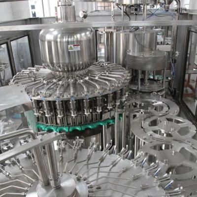 China Food Glass Bottle Fruit Juice Beverage Making Filling Capping Machine / 3 in 1 Concentrate Juice Bottling Production Line for sale