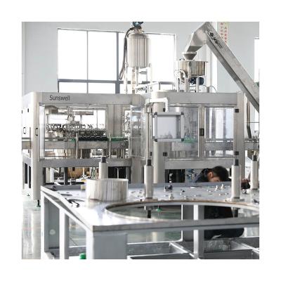 China Food Shanghai Factory Price Automatic Fruit Juice Filling Capping Packing Machine Production Line for sale