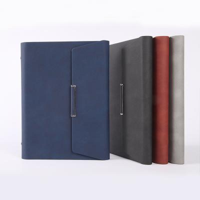 China Hardcover book customization to receive hardcover book ring binder notebook business spiral diaries for sale