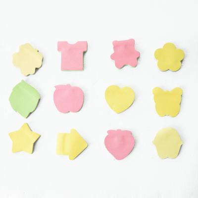 China Various Color Patterns Wholesale Disposable Self Adhesive Pad Mini Sticky Note Pad for sale