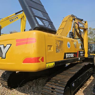 China Excavadora Sany SY215C de alta potencia empleada Horas de trabajo estables en venta