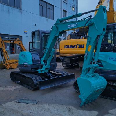 Китай Подержанный мини экскаватор Kobelco Crawler Kobelco Sk55sr Digger продается