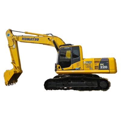 China Excavadora hidráulica mediana de segunda mano Komatsu PC220 Excavadora en venta