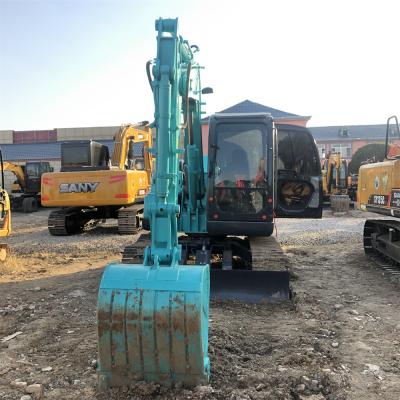 Chine Excavateur mini-crawler Kobelco Sk75 d'occasion Excavateur de piste japonais Kobelco Sk75-8 à vendre