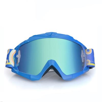 China Comfortable Motocross Goggles UV400 Protection With Anti Slip Silicone Strap for sale