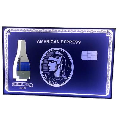 China Nightclub Nightclub American Express Amex Bottle Shows Glorifier Display USA Carnival Champagne Bottle Carrier For Nightclub for sale