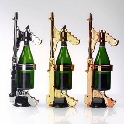 China 2021 Hot Selling Bar Champagne Bottle Gun Wine Shooting Machine Bar Spray Gun with Jet Bottle Pourer for Night Club Party Lounge for sale