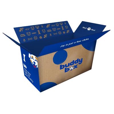 China Recycled Materials Universal Corrugated Cardboard Boxes Large Box Size Custom Design Mobile Shipping Boxes for sale