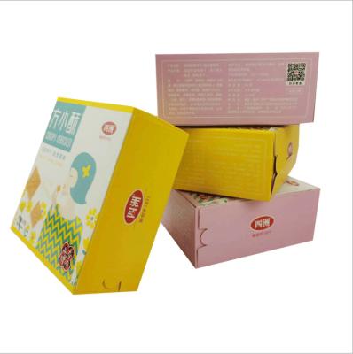 China High End Recyclable Color Print Custom Folded Paper Box Soda Cookie Packaging Paper Box Custom Design Printing Factory From China for sale