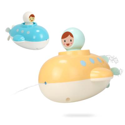 China Bath Toy Bath Toy for Toddlers Wind-Up Speed ​​Boat Water Spout Boat Floating Bath Toy for sale