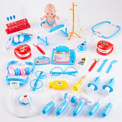 China Good Selling Eco-Friendly Non-Toxic Wooden Kit Doctor Pretend Play Set Stuffed Kid Doll Large Toy for sale