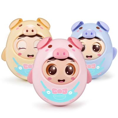 China Toy Nodding Rock Tumbler Doll Funny Educational Tumblers Classic Baby Toys Shake Bell 0-12 Months Newborn Education Early Toy Cute Woodlouse for sale