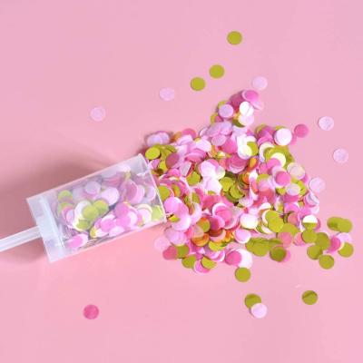 China Kind Of Wedding Party Decoration Party Supplies Reveal Bridal Shower Raise Wedding Paper Confetti Cannon Snap for sale