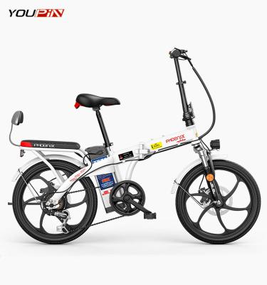 China Standard Speed ​​Foldable Bicycle 7 Wheel Aluminum Alloy Electric Bike 48V For Adults Two Wheels for sale