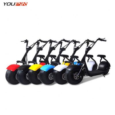 China Unisex hot sale 1500w 2000w 60v hub motor 45km/h brushless citycoco electric scooter adults for sale