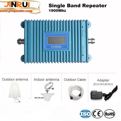 China LCD Display 3G UMTS 1900mhz Mobile Phone Signal Amplifier Booster Repeater Celular Powerful Repetidor 1900 MHz 195*105*26mm for sale