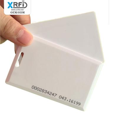 China Thick type ID maker 125KHz tk4100 chip ID card access control card induction card waterproof / waterproof for sale