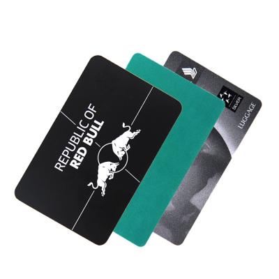 China Waterproof/Waterproof Custom Design RFID Compound Chip PVC Plastic Business Card With Double Chips for sale