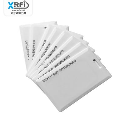 China Waterproof/waterproof IN standard 125KHz work employee RFID card work permit thick rfid cards blank white card for sale