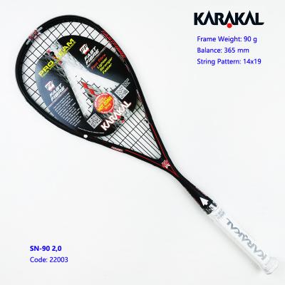 China SN-90 Squash Racket Graphite Carbon Squash Racket for sale