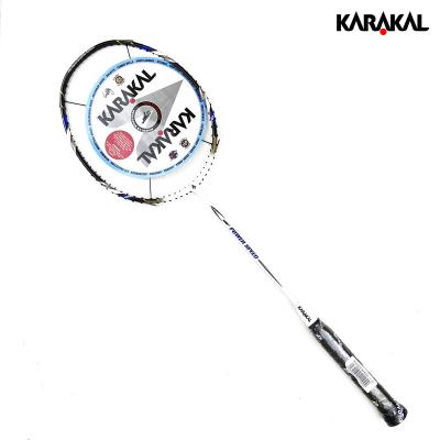 China Eastic & Durable Customized Logo PU Grip Graphite Badminton Racket for sale