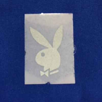 China Large Garment Bunny Reflective Heat Transfer Label For Clothes for sale