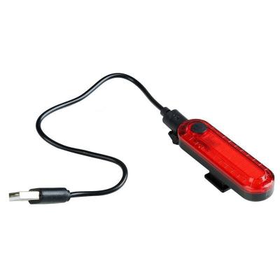 China FREEGO Scooters Electric Waterproof Bike Tail Light Rechargeable USB Rear Light MTB Bike Safety Bicycle Light Rechargeable Riding Warning Accessories for sale