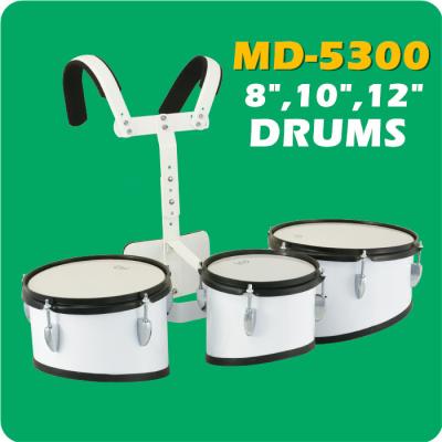 China PET Bass Jinbao Triple Marching Drums 3 Toms for sale