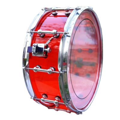 China PET Red Color Acrylic Trap Drum With Tube Hooks for sale