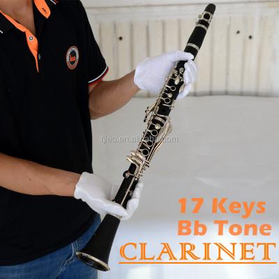 China Popular Selling Cheap Student Nickel Plated Clarinet 17 Keys for sale