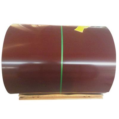 China Chocolate Brown Roof Tiles PPGL Coils , AZ150 G550 Colorbond Steel Clean Steel Sheet In Coils for sale