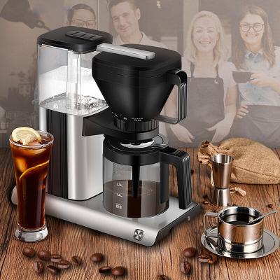 China Eco-friendly Automatic Small Coffee Machine Heat Preservation Coffee Tea Dual Function Household Machine for sale