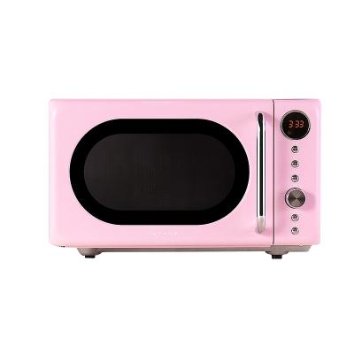 China Oven Mini Microwave Microwave Oven Household Digital Countertop Mini Retro 20 Liter Flat Dish Without Turntable Hot Thaw Energy Saving Hot Rice With Steamer for sale