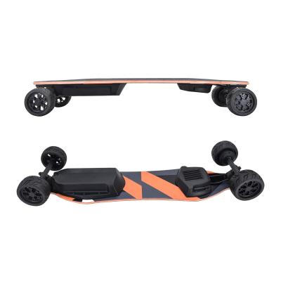 China Easy Electric Offroad Electric Skateboard Pro Deck Longboard Electric Offroad Skateboard With Handle For Adults for sale