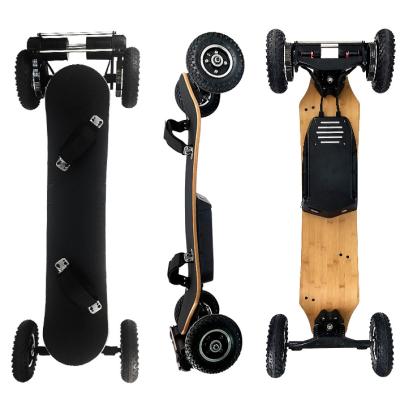 China Youth Dual Motor Electric Skateboard With Remote Controller With Off Road Electric Skateboard for sale