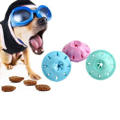 China Free Sample 2021 Viable Pet Products Mascotas Dog Toys Ball PVC Silicone Snack Feeder Ball for sale