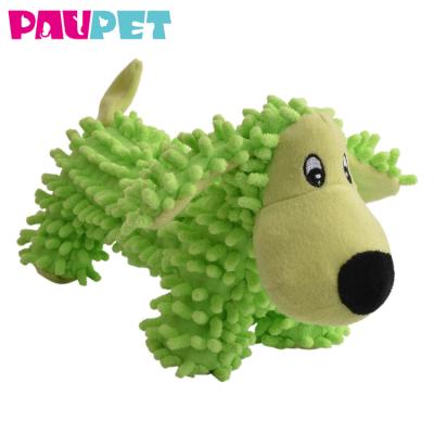 China Custom Viable Premium Cheap Green Puppy Plush Toy Plush Toy For Dogs for sale