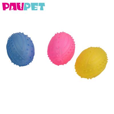 China Stocked Mini Pet Molar Bite Rubber Ball Chew Toy for sale