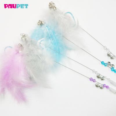 China Hot Selling Best Selling Product New Arrival Viable Thick Cat Feather Cat Puzzle Toy Interactive Cat Toy for sale