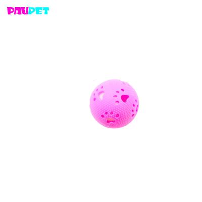 China Colorful Eco-Friendly Colorful Cheap Pet Chew Dog Rubber Ball Sustainable for sale