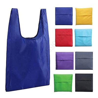 China Recycled Foldable Shopping Bag Handled Shopping Bag E-Co Friendly Use Bag Material for sale