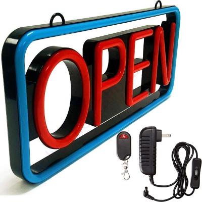 China New Arrival Ultra Bright Neon Sign LED Buildings Remote Control Led Open Display for sale