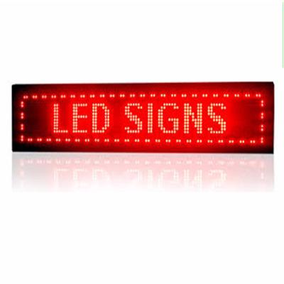 China Single Red Color Advertising Led Sign Advertising Board P10 Led Display for sale