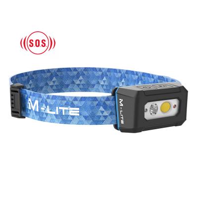 China SAL High Power Water Resistance Outdoor Ultra Light Emergency Camping SOS Rechargeable Led Headlight for sale