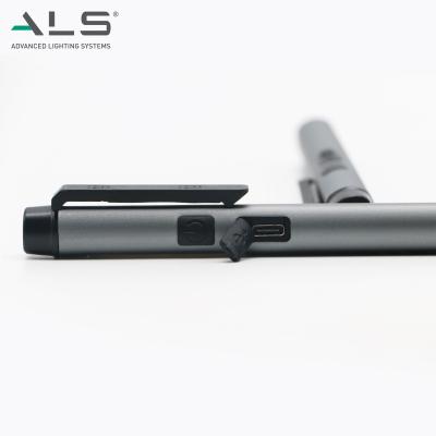 China Super Slim SAL 150lm LED Pen Light With Compact Laser Indicator Flashlight PEN154R for sale