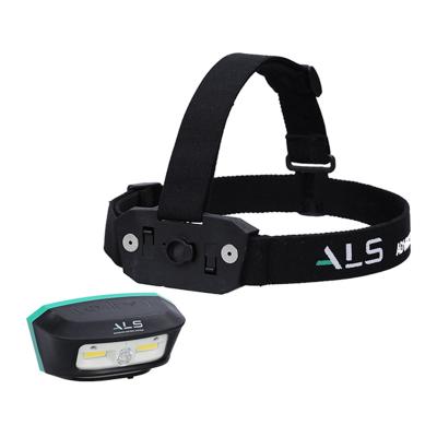 China SAL Industrial Multifunctional Detachable andCOSOOS 250lm Rechargeable Headlamp With Red Safety Light for sale