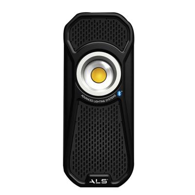 China LANDSCAPE SAL aluminum alloy light high power rechargeable handheld led bluetooth speaker for sale