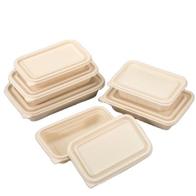 China Disposable Degradable Disposable Cornstarch, Fast Food Bowl Restaurant Food Storage Container for sale