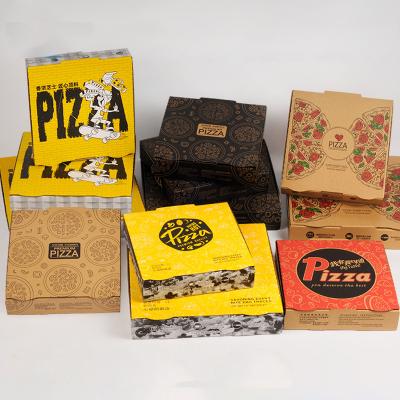 China 6/7/9/10/12 Inch Custom Wholesale Biodegradable Pizza Box Packaging Takeout Box for sale