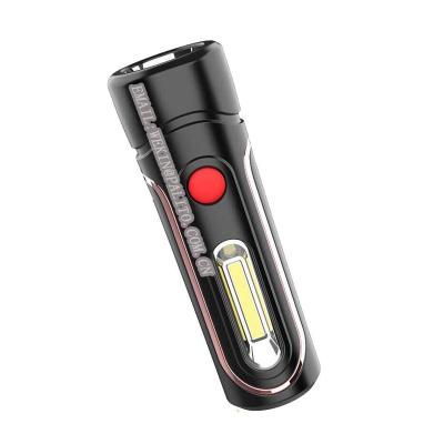 China Super Warm Led Camping Torch Light Model In India 3W+cob lithium battery led_torch_light recharged by usb cable for sale